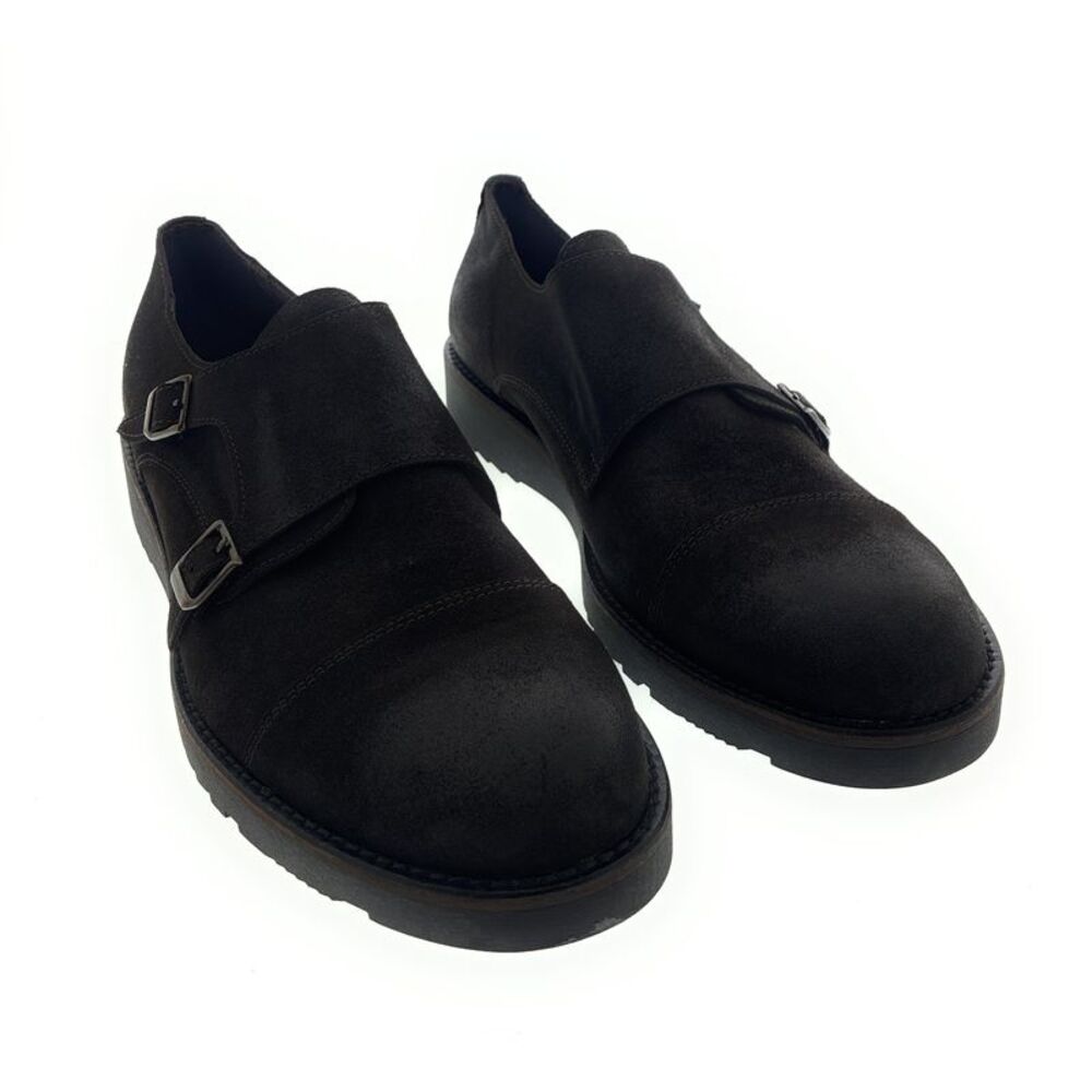 DANIELA FARGION Brown Suede Scarpa Leather Shoe